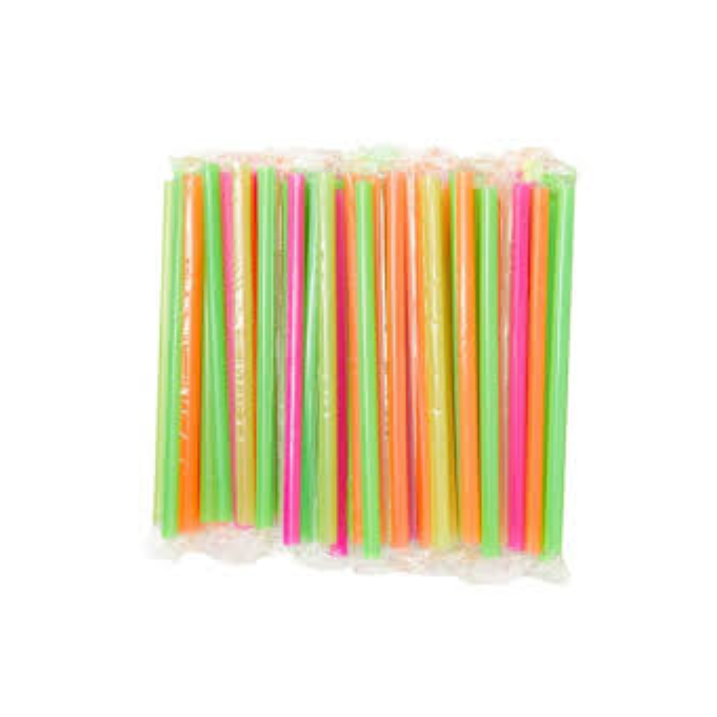 Various Colors Wrapped Giant Straws (8mm Diameter) Various Lengths