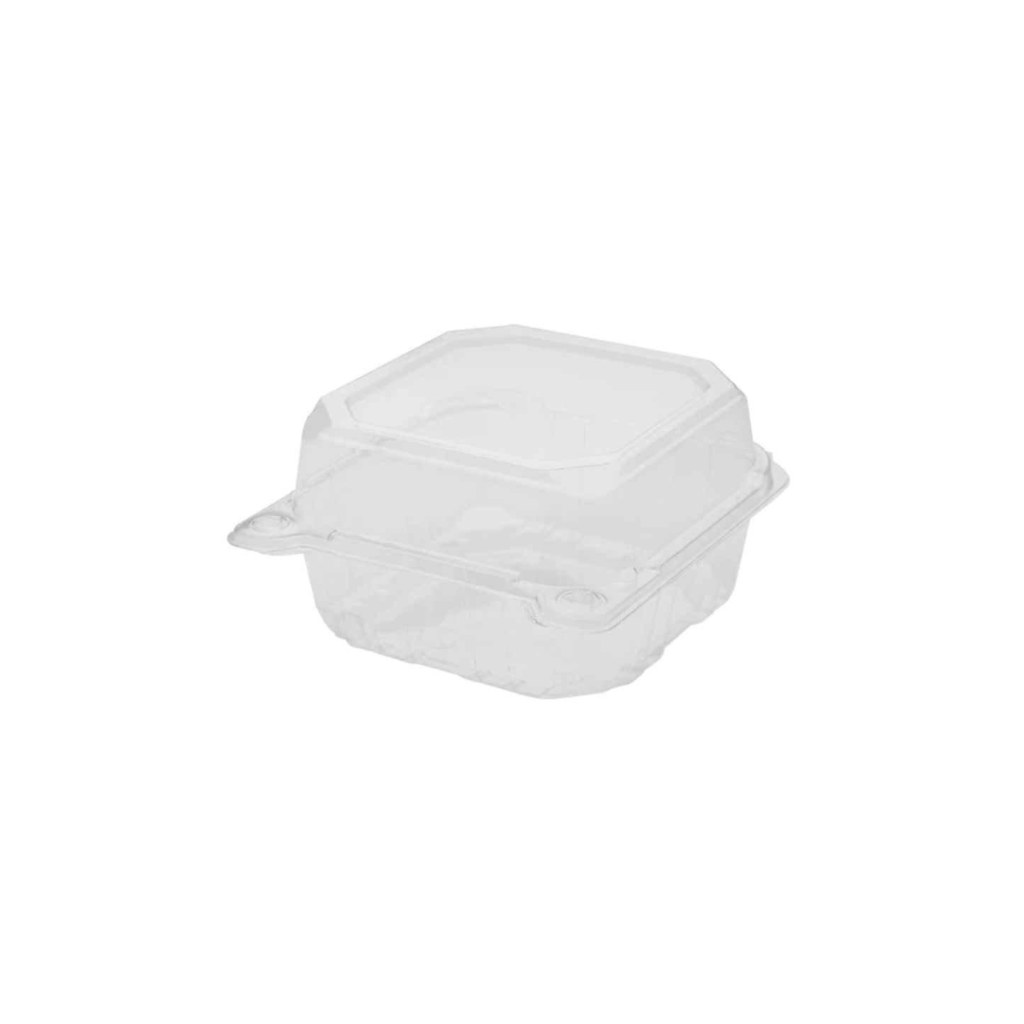 Plastic Food Containers with Hinged Lid