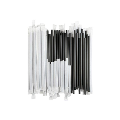 Various Colors Wrapped Giant Straws (8mm Diameter) Various Lengths