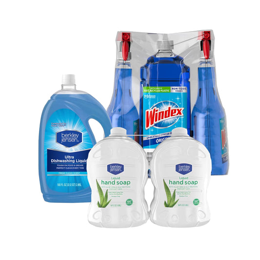 Hand Soap, Dish Soap & Glass Cleaner