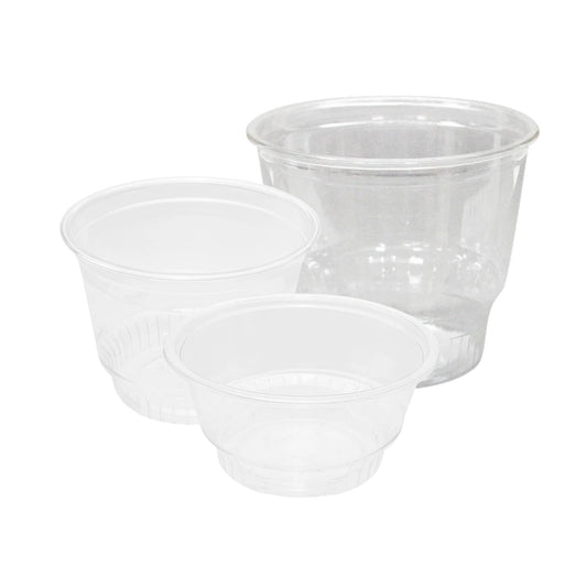 Dessert Cups and Lids PET Clear