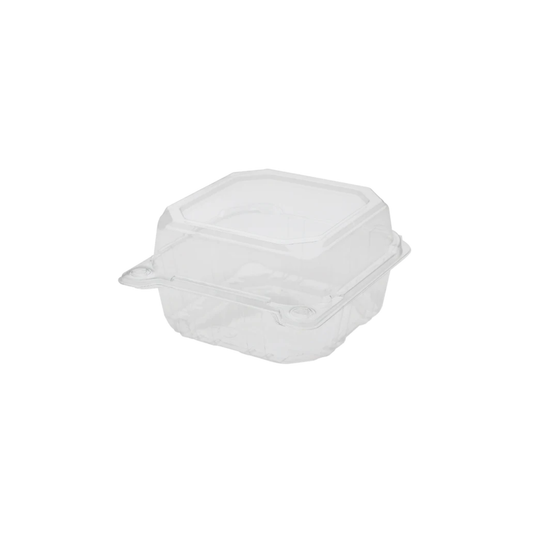 Plastic Food Containers with Hinged Lid