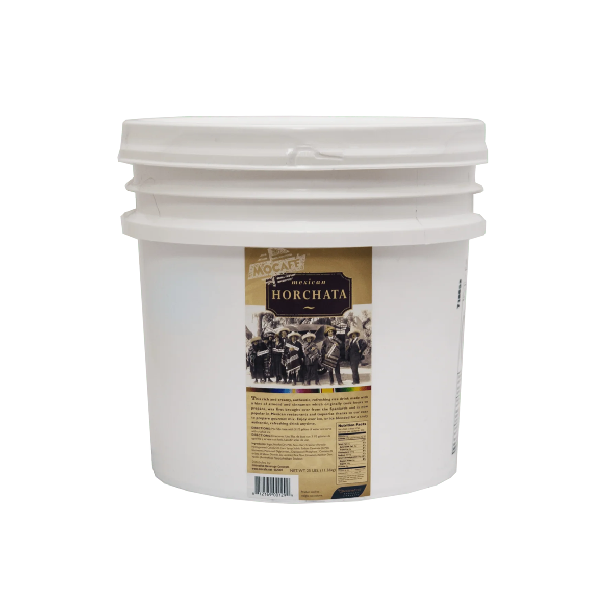 Mocafe Horchata Mexican Aguas Frescas - 25lb