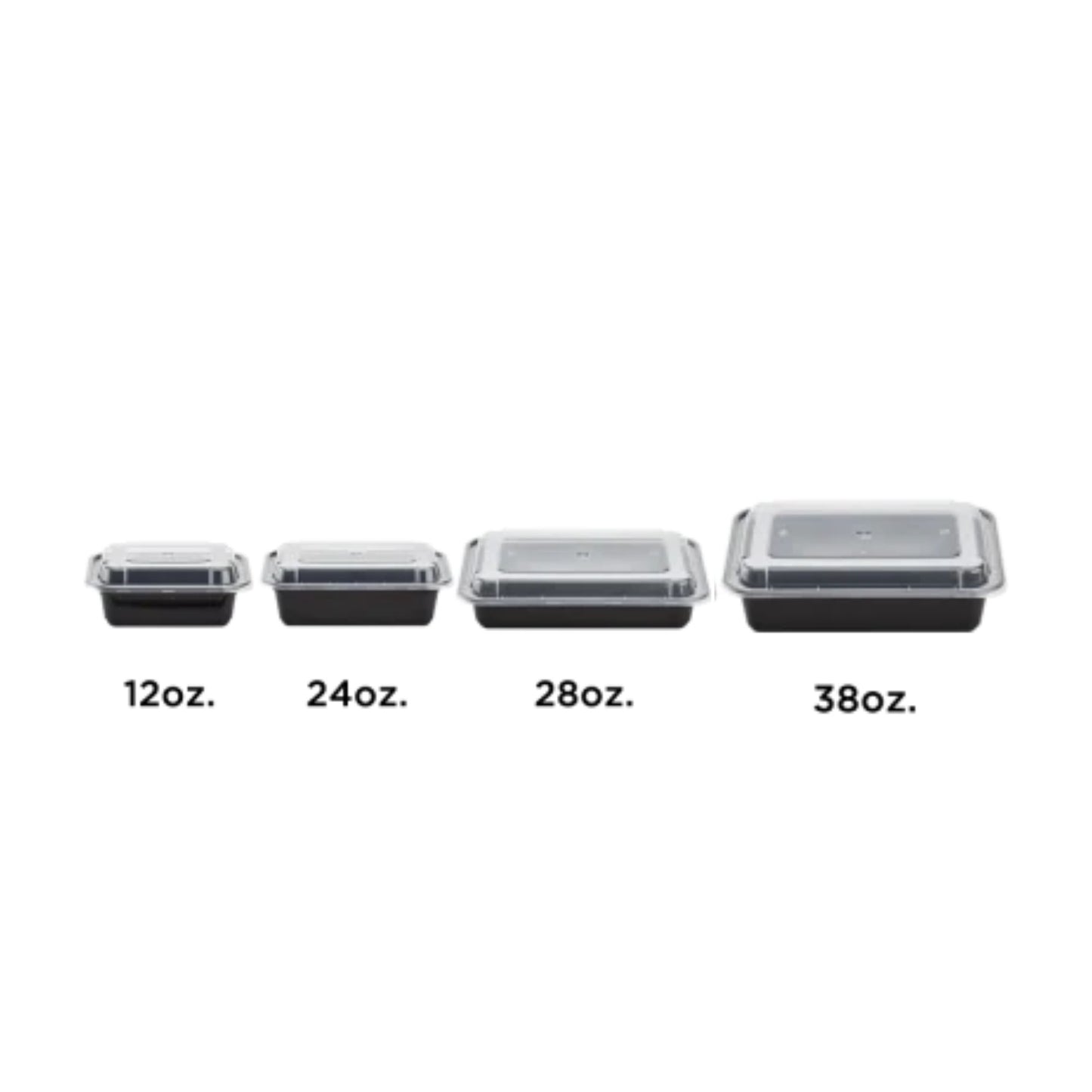 PP Rectangular Food Containers w/ Lids