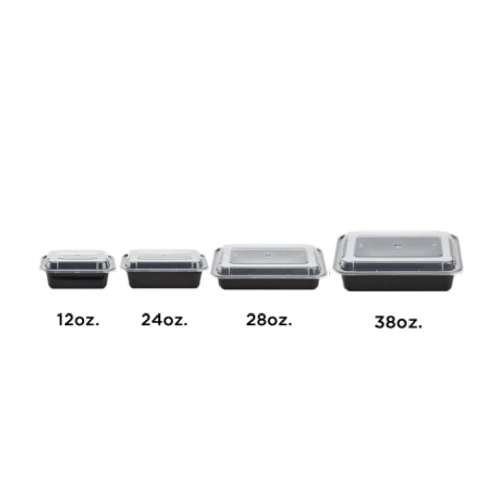 PP Rectangular Food Containers w/ Lids – Texas Specialty Beverage