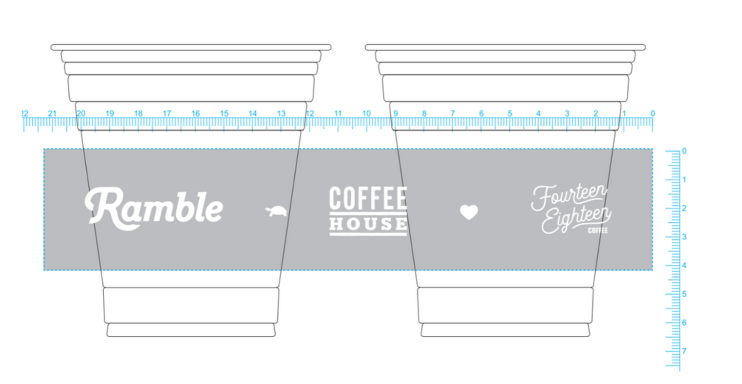 1418 Coffee x Hillside Custom Cups