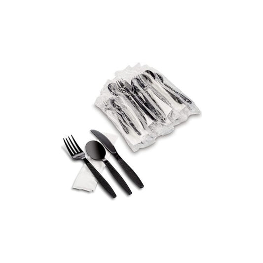 Heavy Duty PP Plastic Cutlery - Wrapped Individual and Kits
